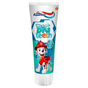 Aquafresh Big Teeth, pasta do zębów dla dzieci 6-8 lat, Psi Patrol 50 ml
