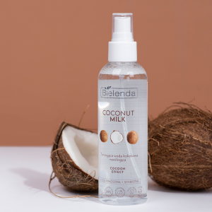 Bielenda COCONUT MILK Tonizująca woda kokosowa, nawilżająca COCOON EFFECT 200 ml