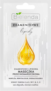 Bielenda Diamentowe Lipidy, Diamentowo – lipidowa maseczka przeciwzmarszczkowa 8 g