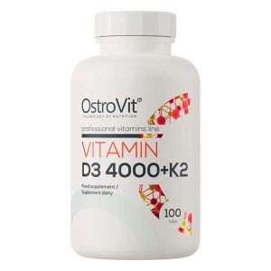 OstroVit Witamina D3 4000 IU + K2 100 tabletek